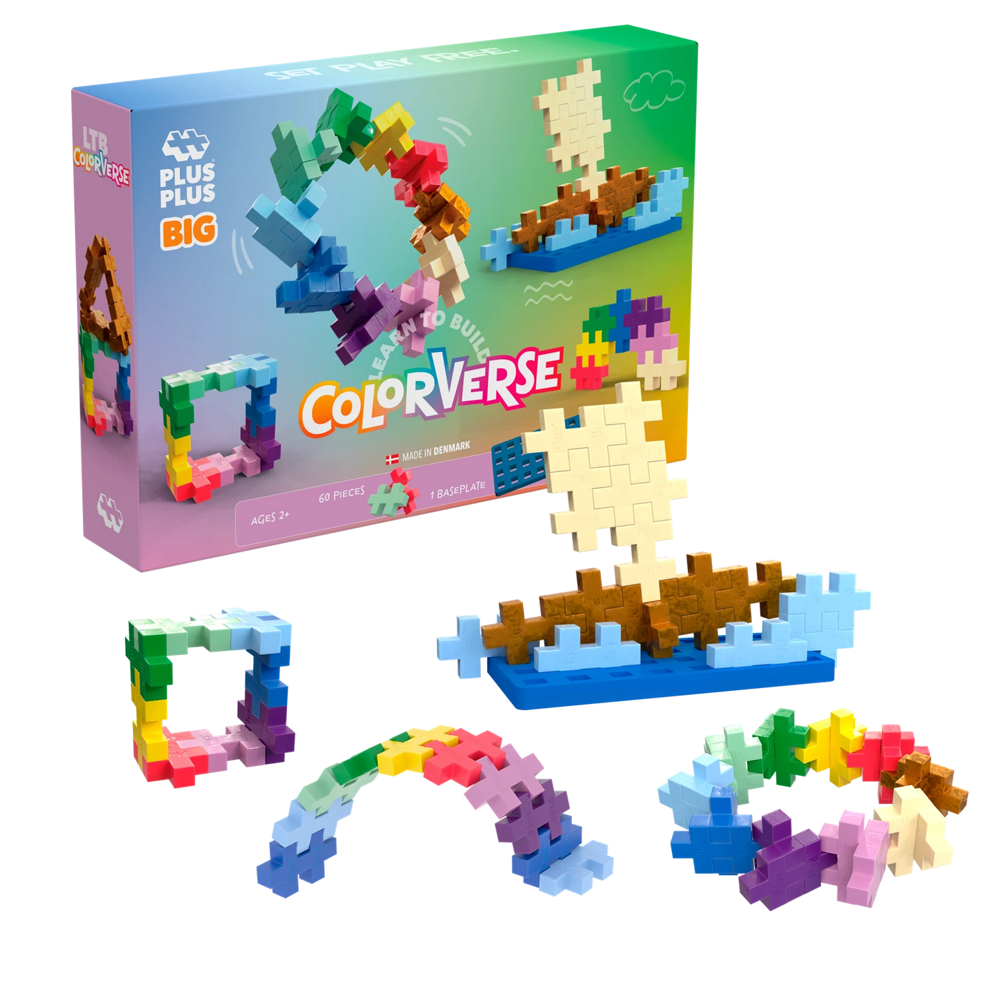 60 Kreativ Bausteine BIG Farbspektrum