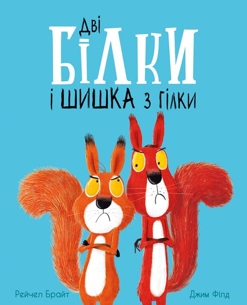 Дві білки і шишка з гілки cover image