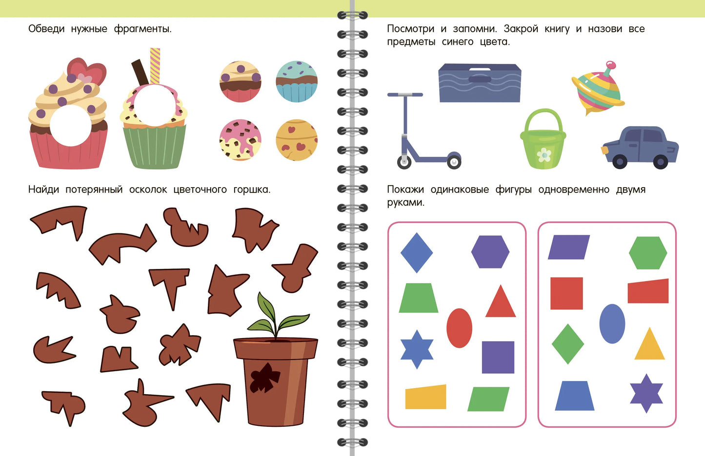 Тренажёр для развития внимания. 3-5 лет