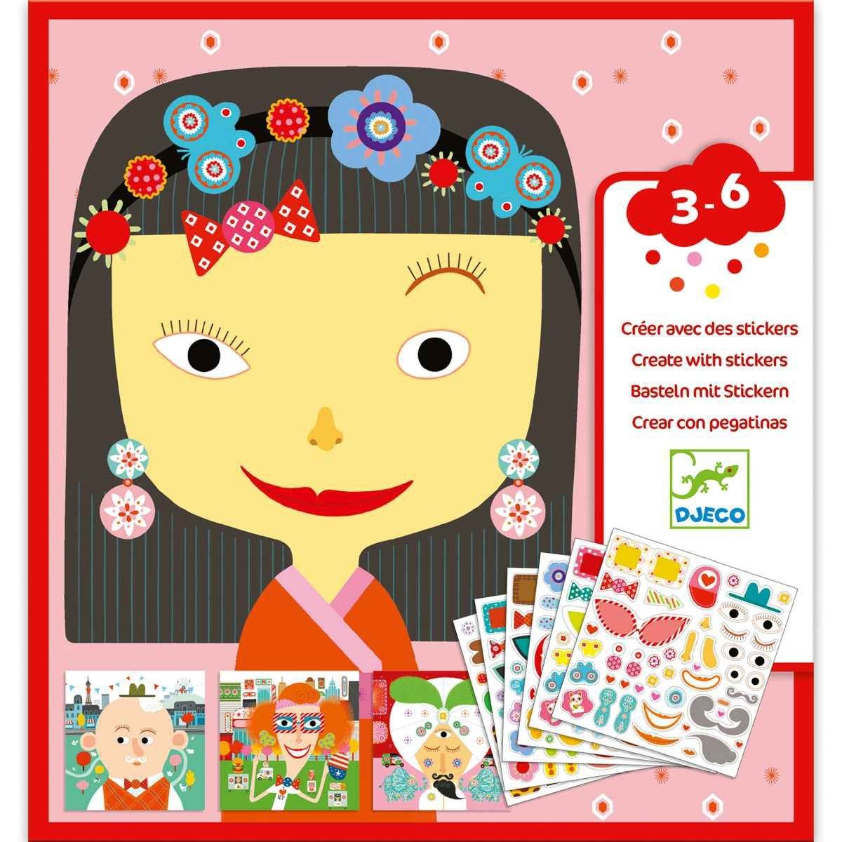 Sticker 3-6: Stickerbild Jeder ist anders