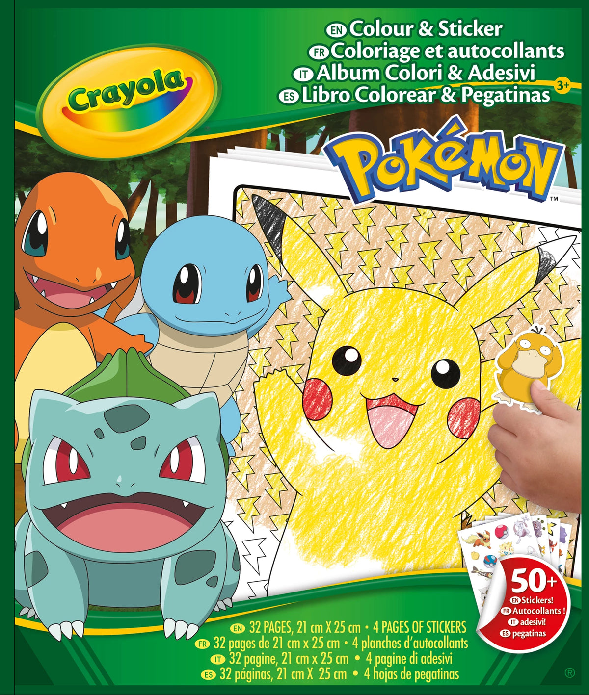 Mal- und Stickerbuch Pokémon