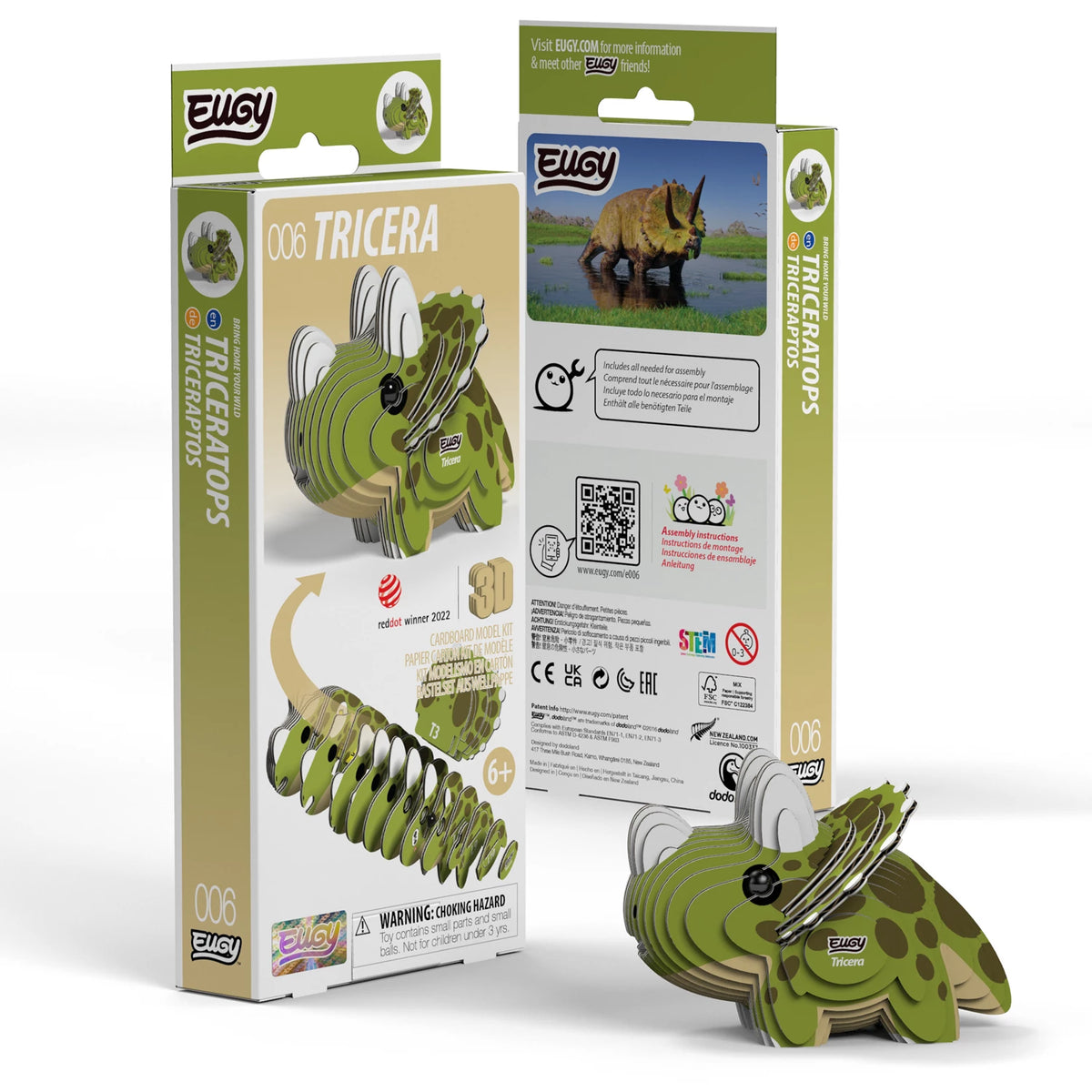 3D Bastelset Triceratops