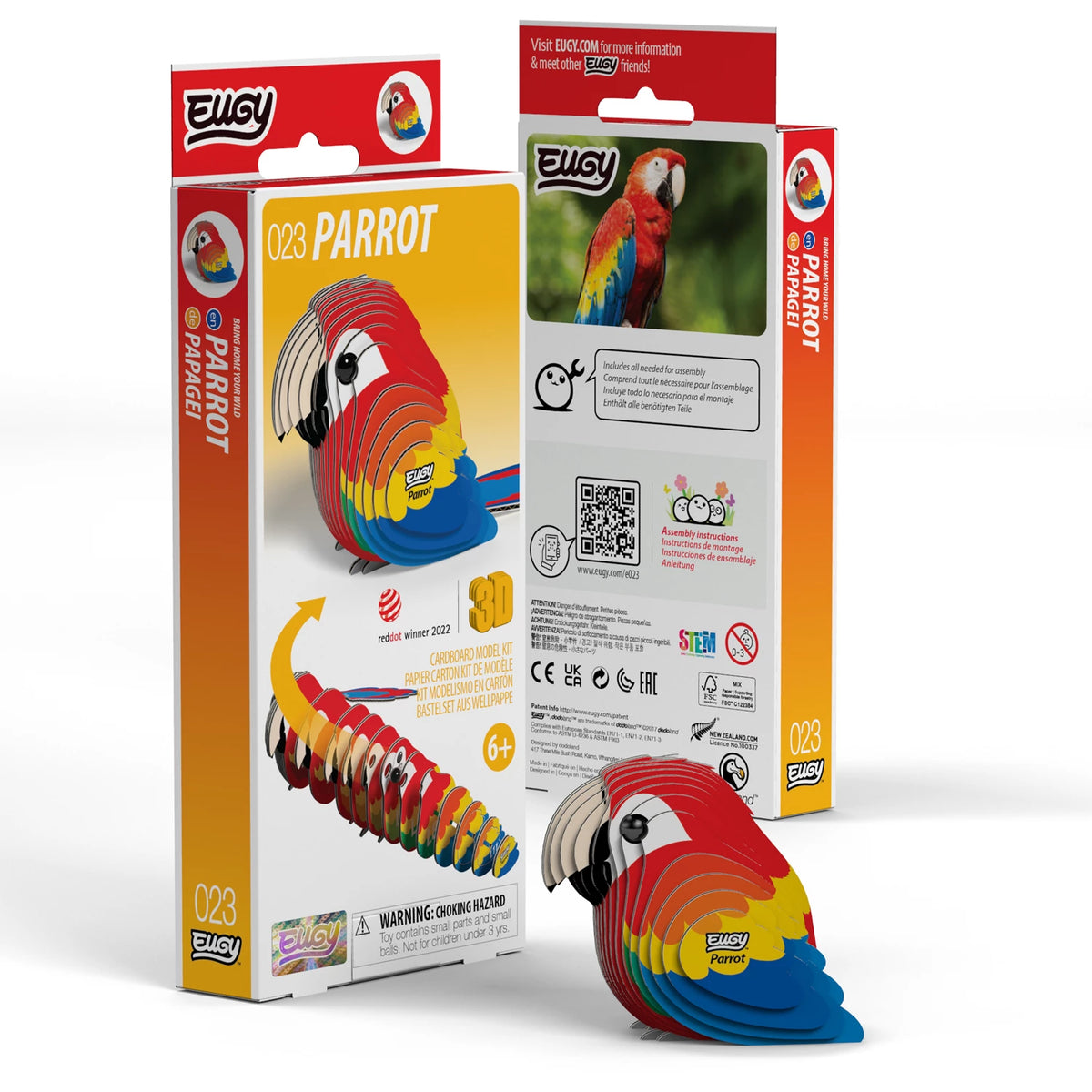 3D Bastelset Papagei
