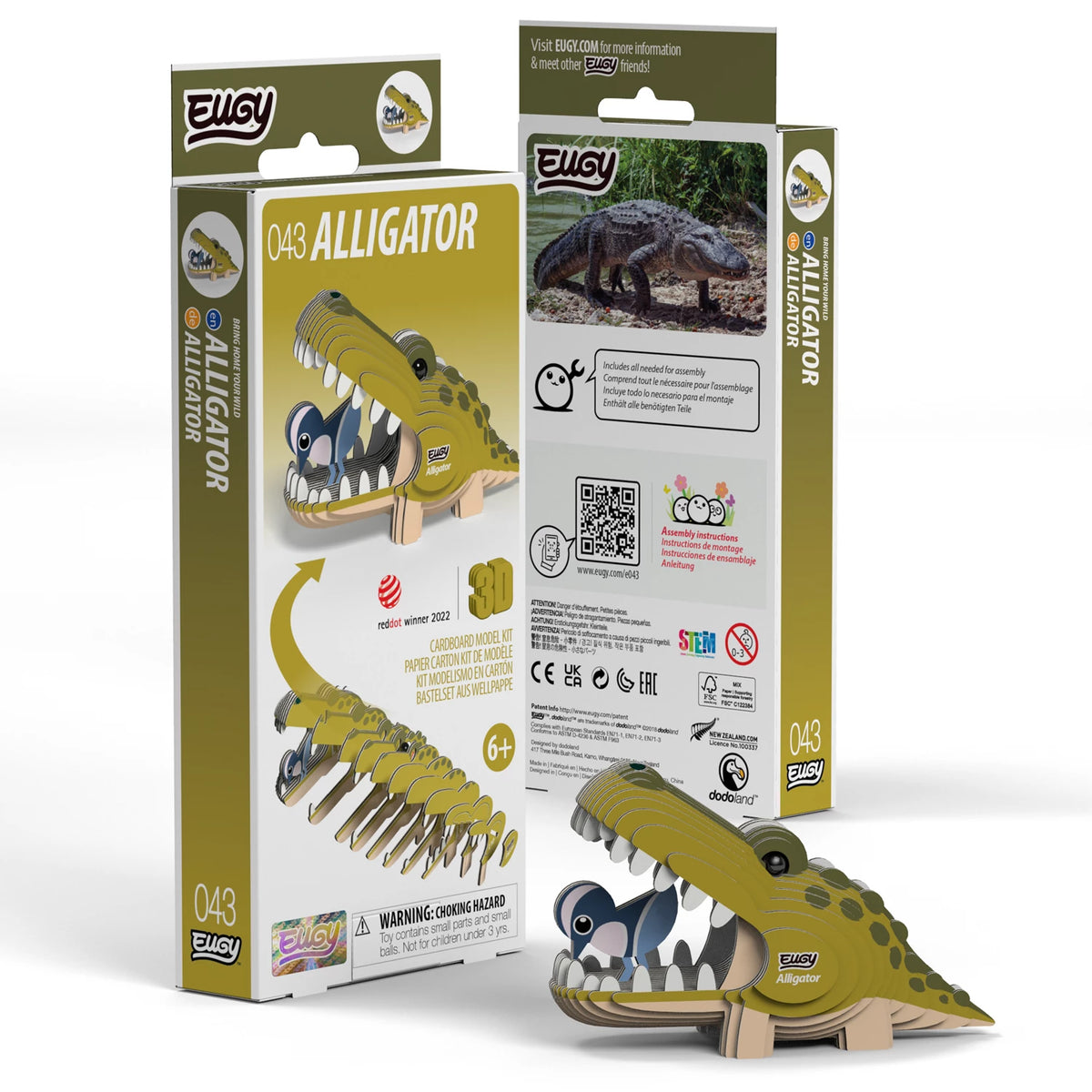 3D Bastelset Alligator