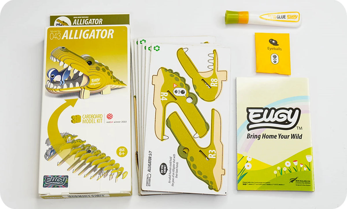 3D Bastelset Alligator