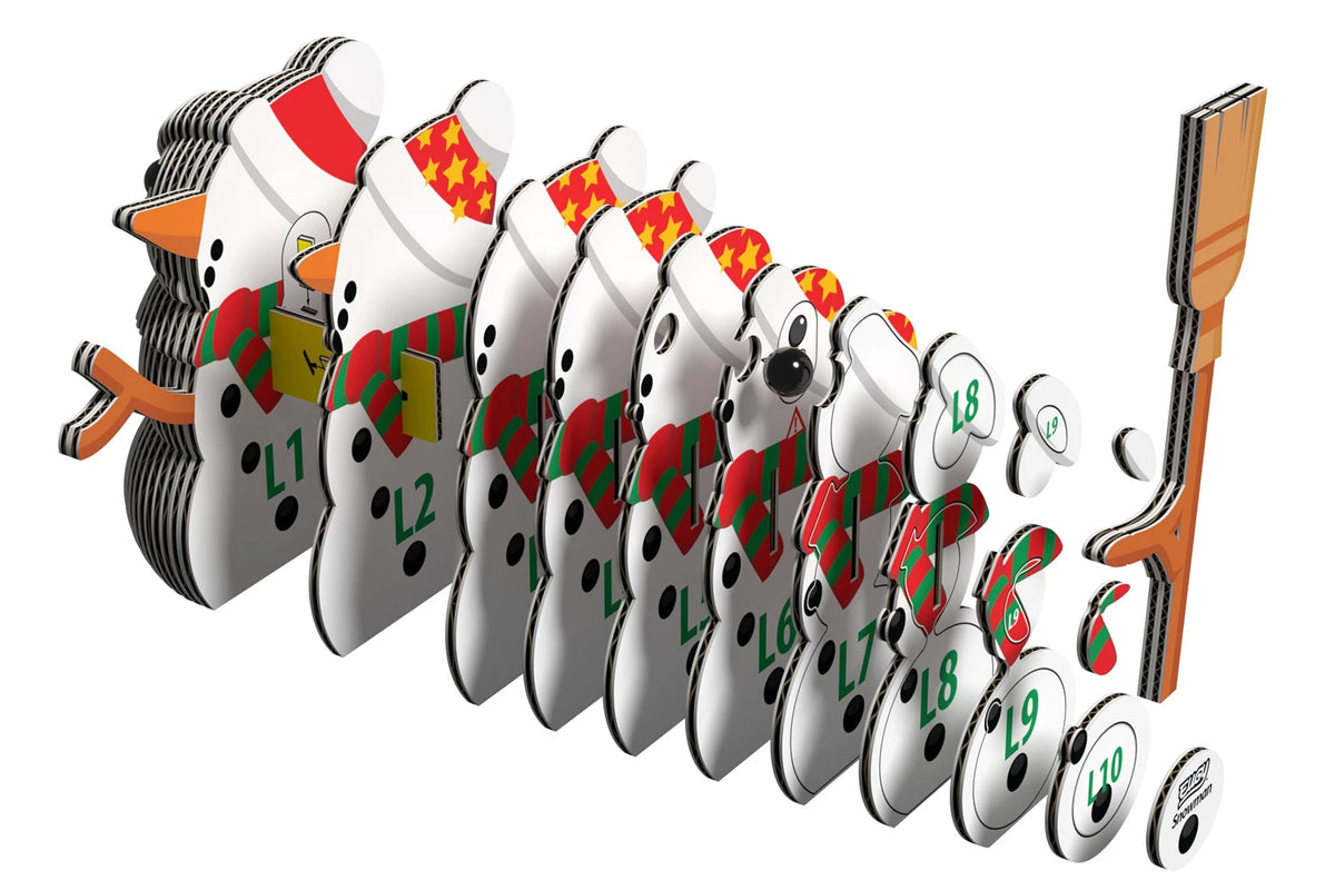 3D Bastelset Schneemann