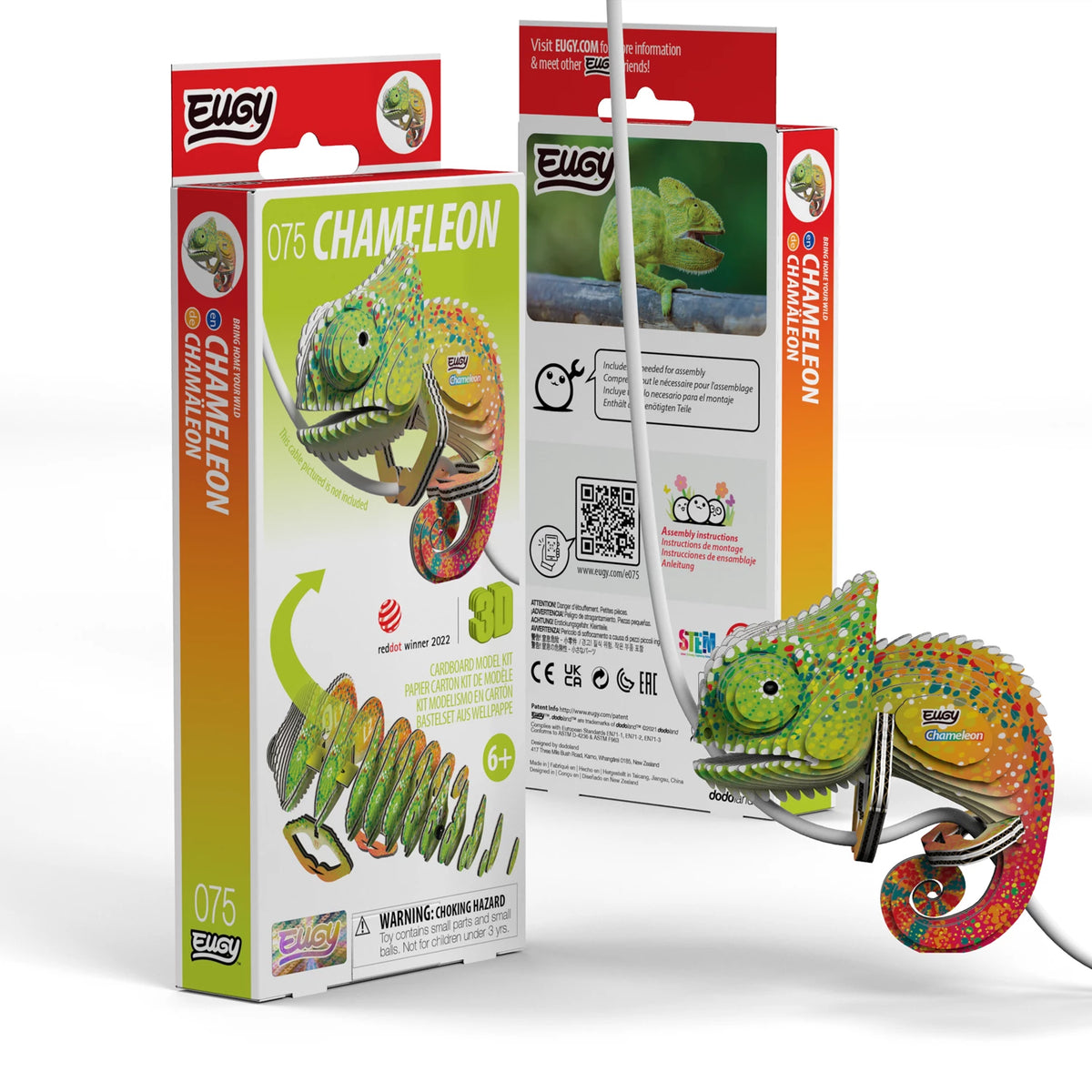 3D Bastelset Chamäleon