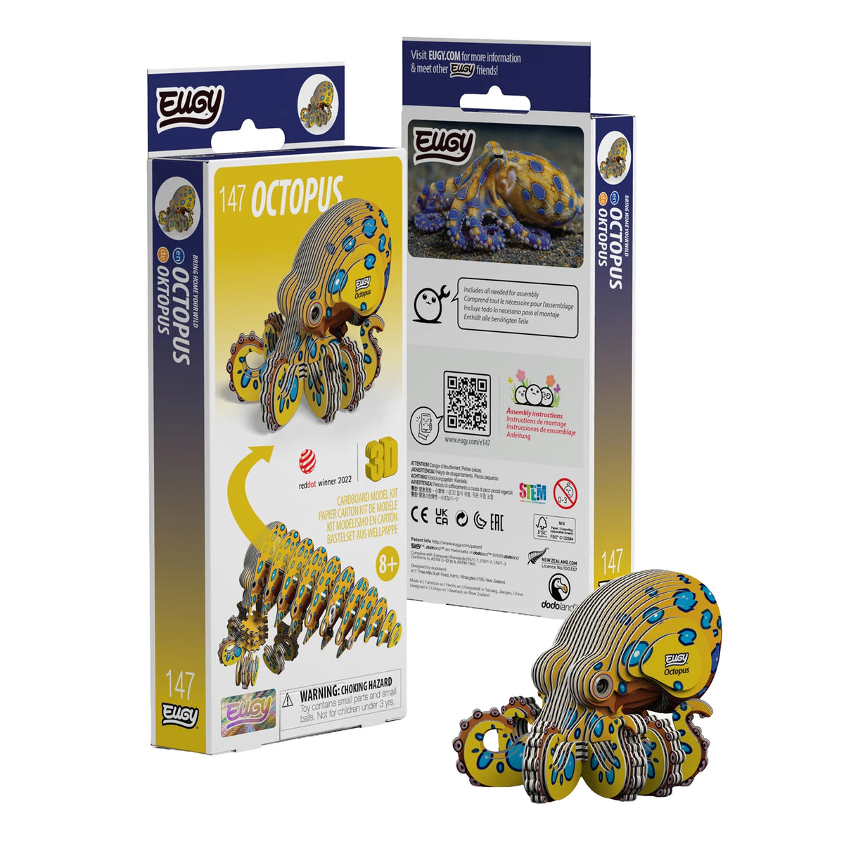 3D Bastelset Oktopus