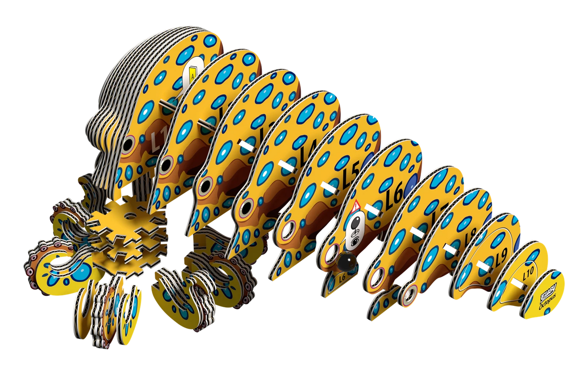 3D Bastelset Oktopus