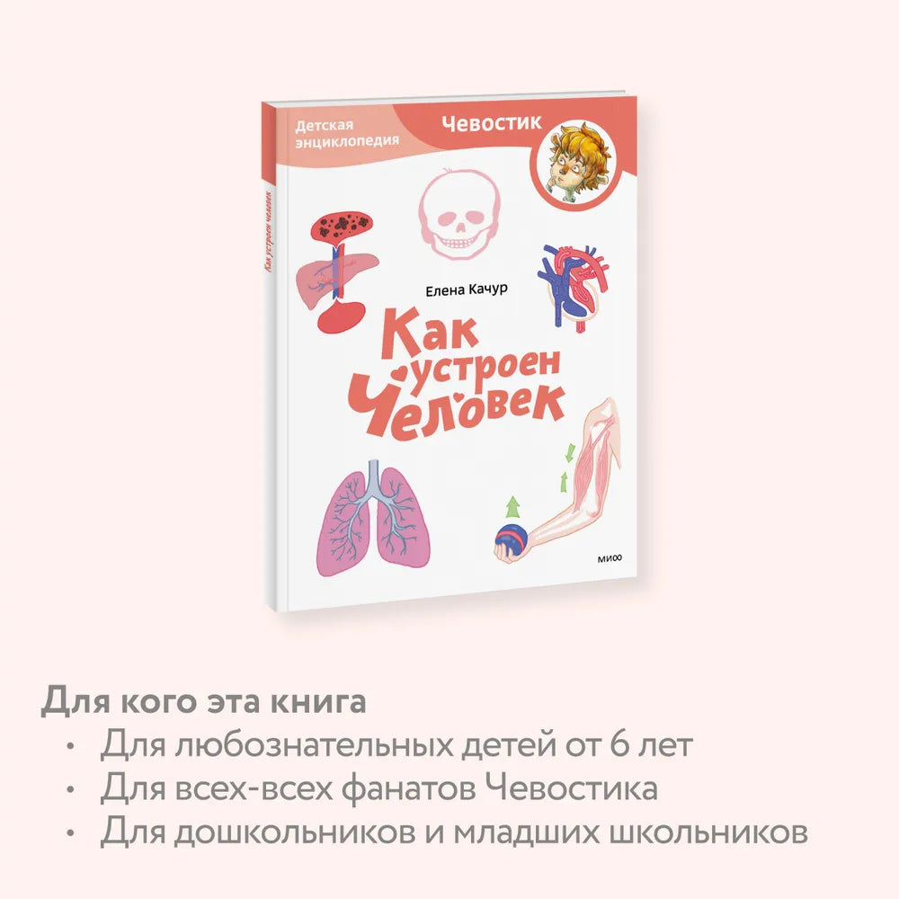 Как устроен человек. Детская энциклопедия (Чевостик) (мягк. обл)