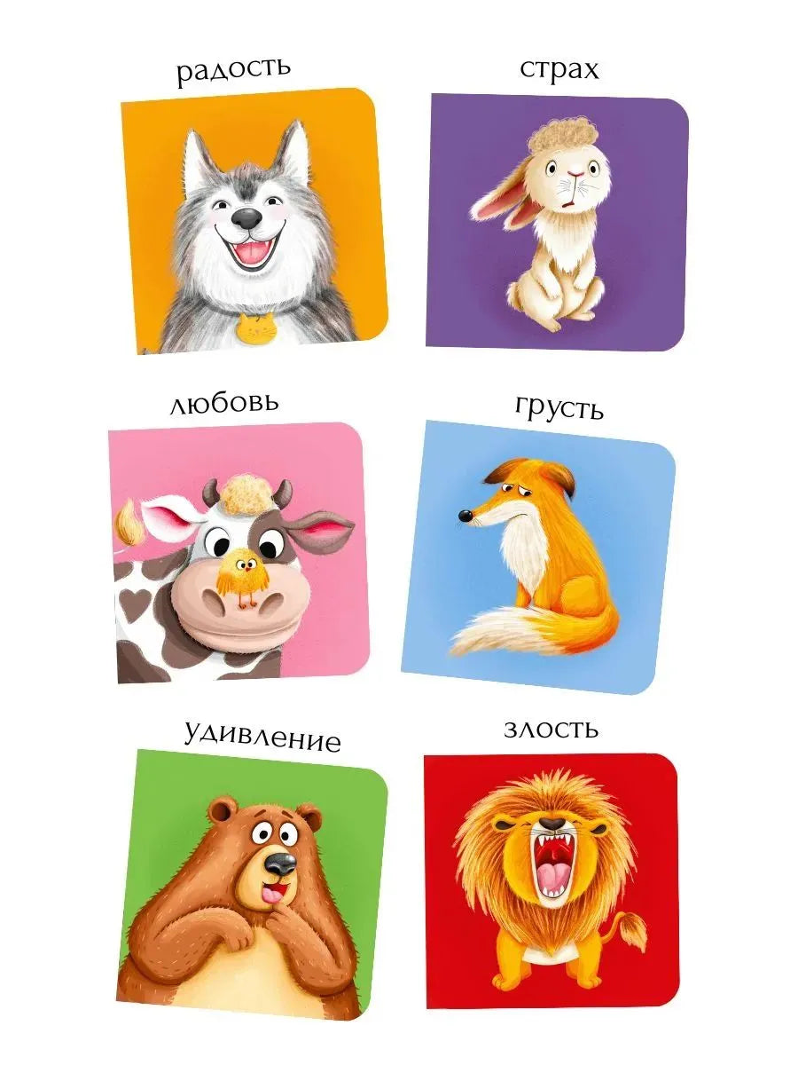 Мими - книжки (бол). Мои первые эмоции. 6 книжек - кубиков