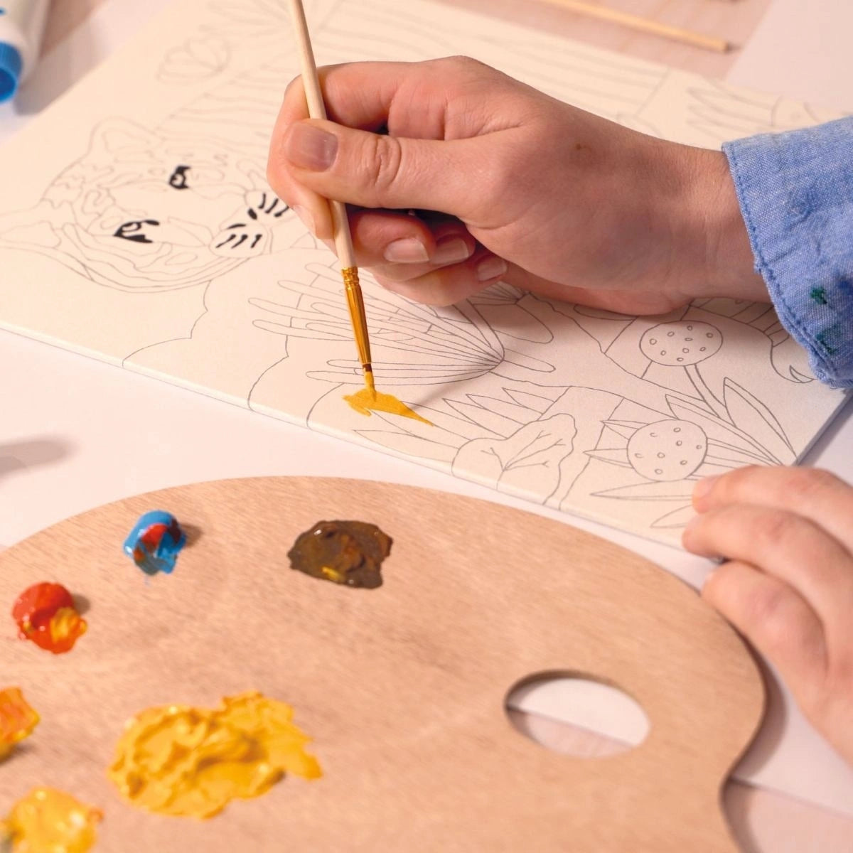 Atelier 22, Malerei Tiger