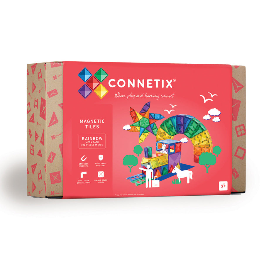 Connetix Magnetbausteine Rainbow Mega Pack - 212 Teile