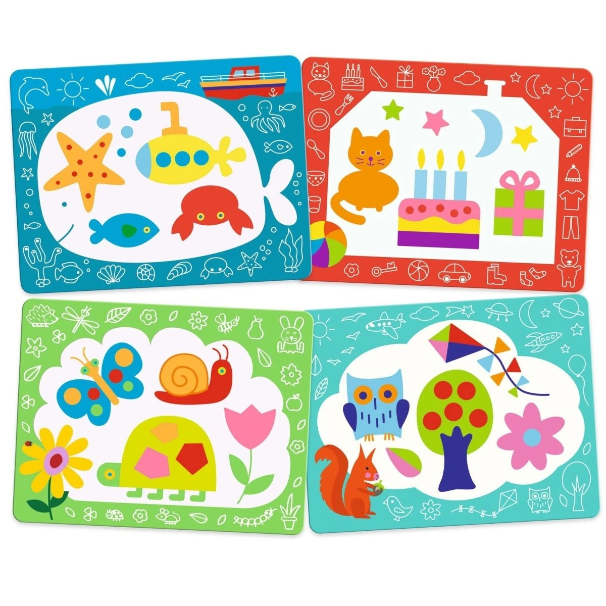 Wassermalen: Zaubergekritzel