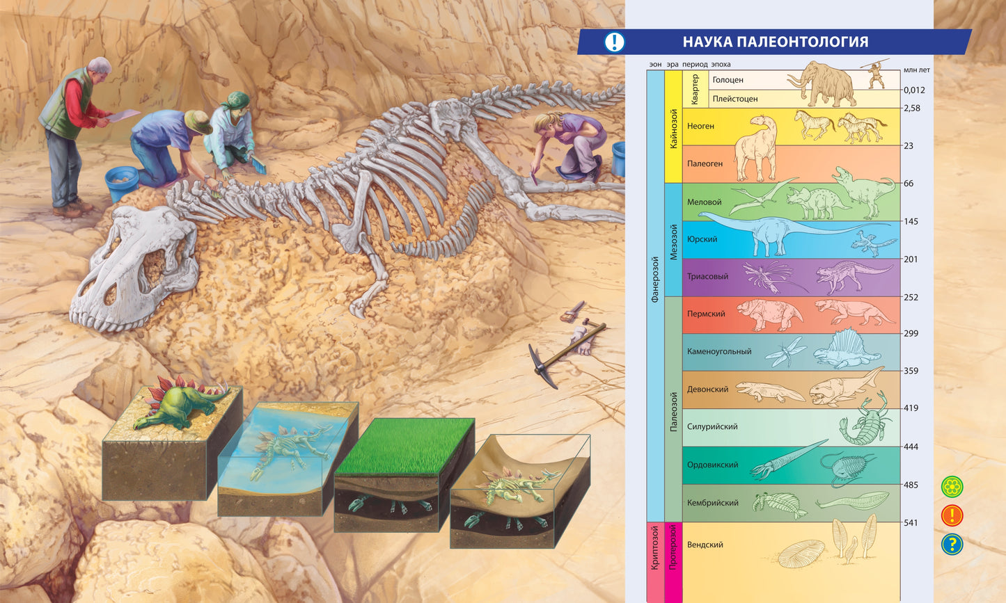 Динозавры. До и После. (для интерактивного карандаша Букмарк)