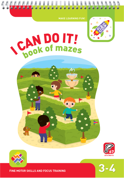 I Can Do It! Book of Mazes. Age 3-4 (Я могу проходить лабиринты! 3-4 года)