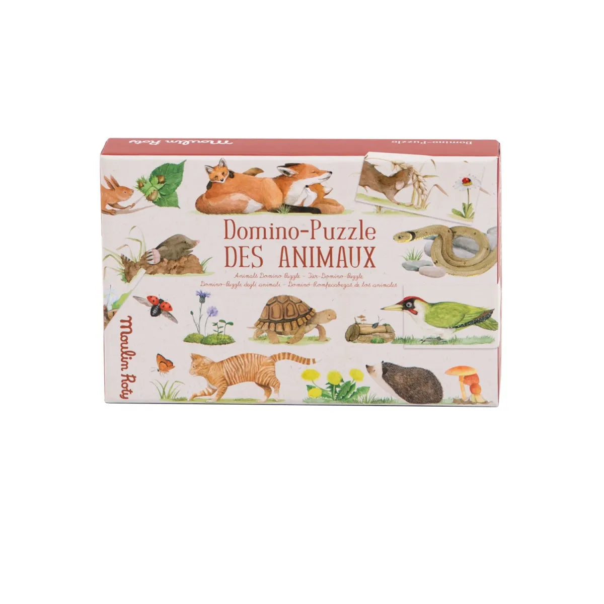 Domino Puzzle Tiere