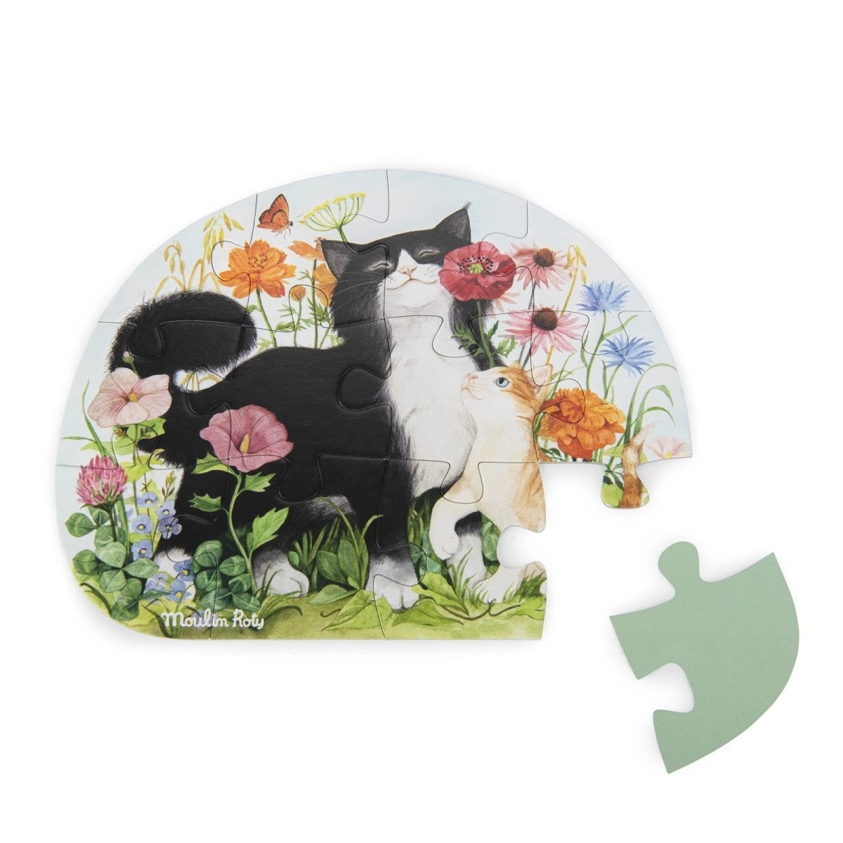 4 Mini Puzzle Tiere (4 x 12 Teile)