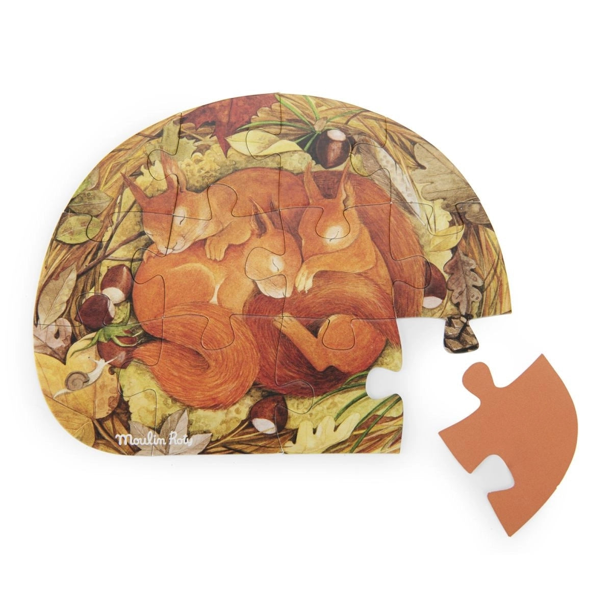 4 Mini Puzzle Tiere (4 x 12 Teile)