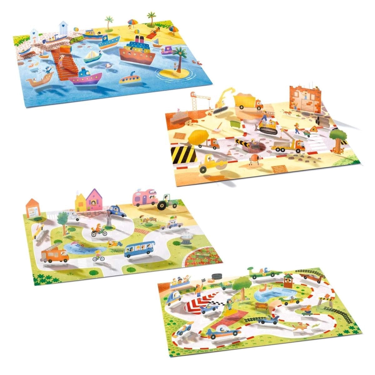 Sticker zum Aufstellen: Fahrzeuge