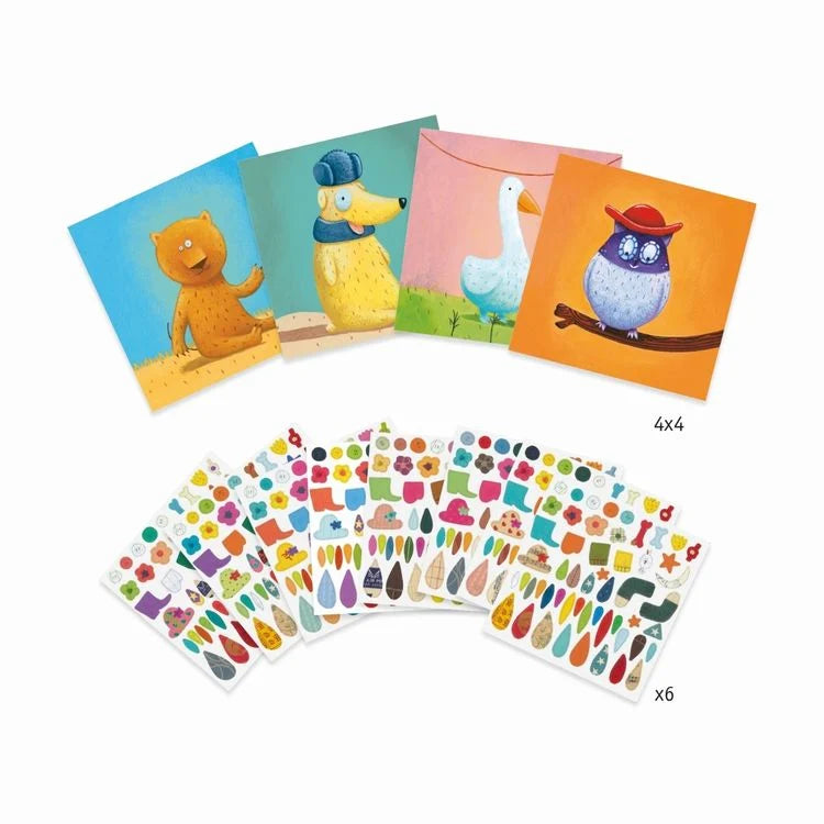 Sticker 3-6: Stickerbild Tiere