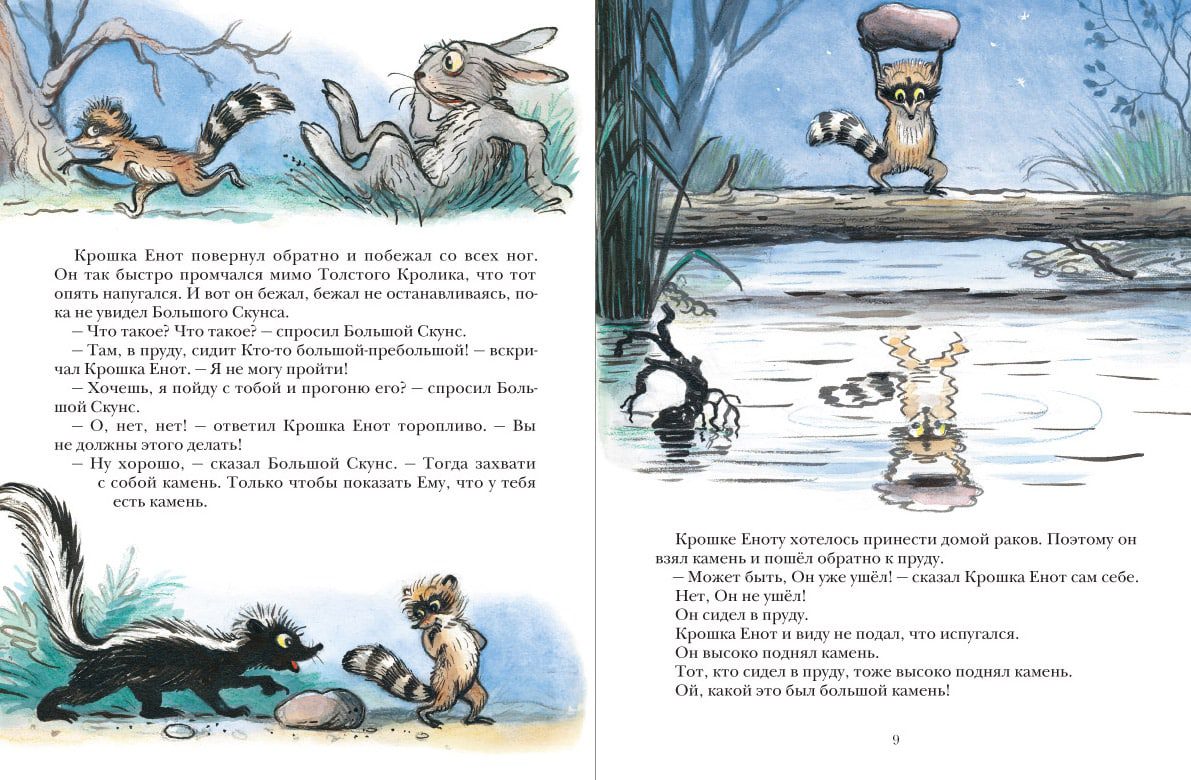 Крошка енот и тот, кто сидит в пруду