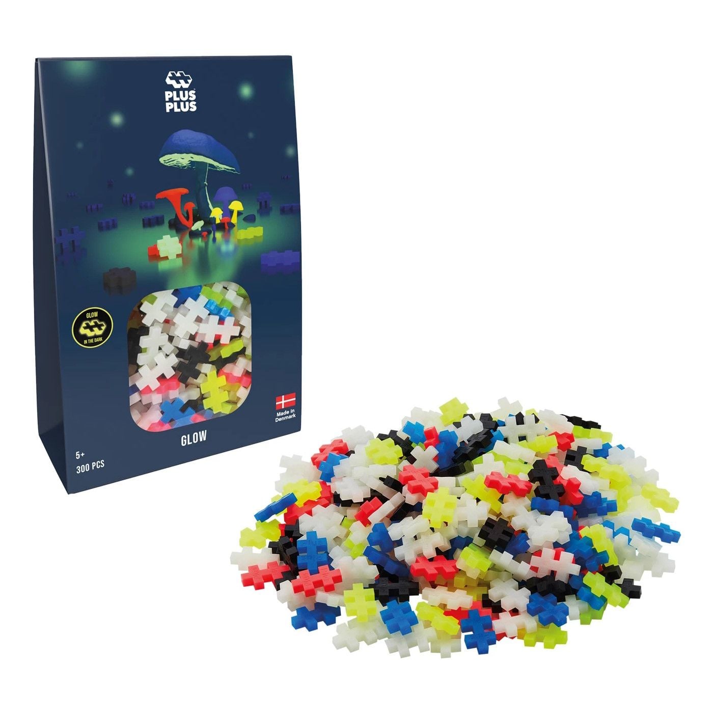 PLUS PLUS - 300 Kreativ Bausteine Nachtleuchtend